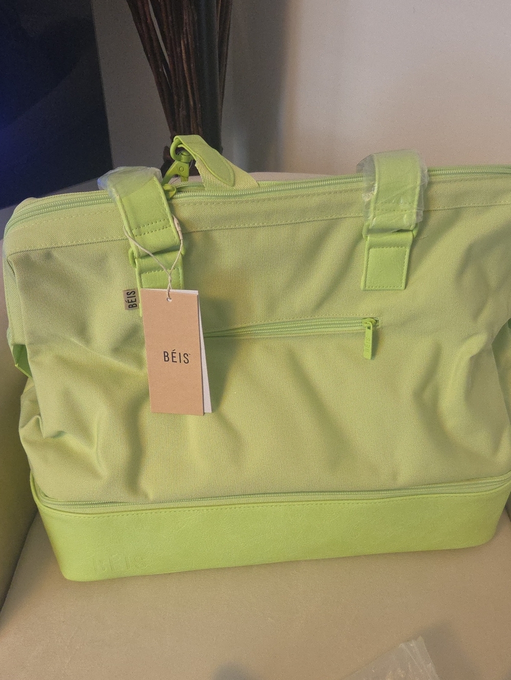 BEIS Citron Weekender Carryall Bag